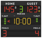 FIBA approved Multisport scoreboard for sport palaces and school gyms and college gyms - Basketball scoreboards - Electronic scoreboard