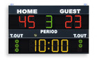 Multisport scoreboard for sport palaces and school gyms and college gyms - Electronic scoreboard