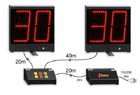 Water polo 30 second shot-clock timer, pair of 30s + console + 24V adapter