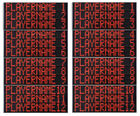 FIBA approved scoreboards (side displays) showing the name of 12 players on the 2 teams