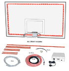 Perimeter Lights for Basketball Backboards, Luz para Tablero final de tiempo, Final basket luces led tableros, Tablero basket