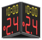 FIBA approved Basketball 24 Second Shot Clock timer and game time, Three-sided 