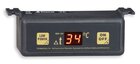 Electronic thermostat for billiards tables black