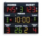 Elektronische Anzeigetafel für Multisport / Multisportanzeige - FIBA zugelassen