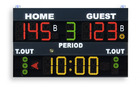 Multisport scoreboard for sport palaces and school gyms and college gyms - Electronic scoreboard