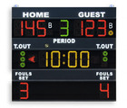 Tableau d'affichage électronique pour des palais des sport et grands gymnases - Approuvé par la FIBA