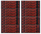 Tabelloni elettronici (pannelli laterali), che visualizzano il Nome dei 12 giocatori delle 2 squadre