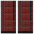 Electronic scoreboards (side displays) showing the name of 14 players on the 2 teams
